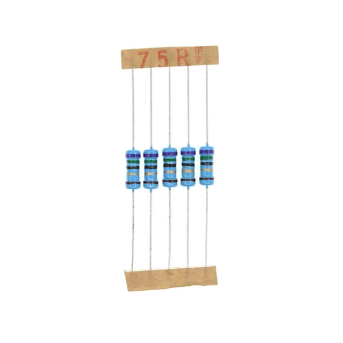 Vista 49 de 100PCS 1 vatios 1W 0R1 0.1 ohmios 1% resistencia de película metálica