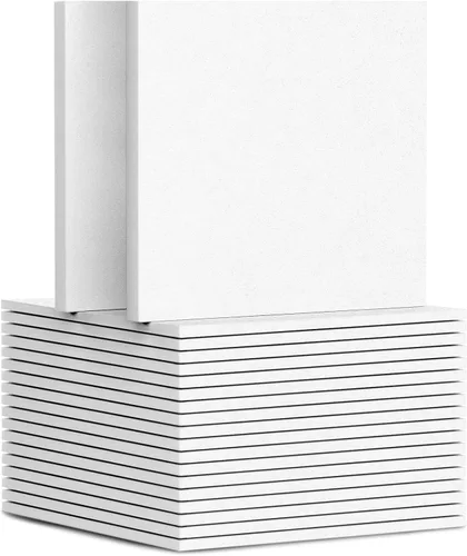 Vista 12 de TroyStudio 20 piezas de paneles acústicos autoadhesivos - Paneles absorbentes de sonido de 12 x 12 x 0.32 pulgadas, paneles de sonido decorativos