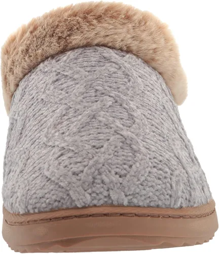 Vista 2 de Dearfoams Pantuflas de punto de felpilla Hannah para mujer