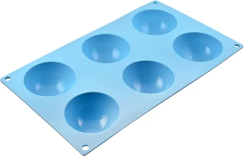 Vista 3 de R&M Molde semiesfera de silicona 3.5" - Bombas de chocolate caliente y molde para hacer dulces