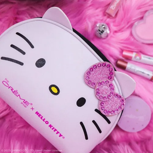 Vista 4 de The Creme Shop x Hello Kitty Y2K Cutie - Bolsa de maquillaje de edición limitada