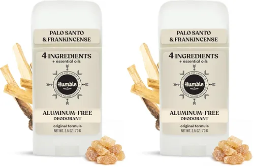 Vista 19 de Humble - Desodorante sin aluminio para mujeres y hombres, paquete variado, desodorante natural limpio y fresco en barra con aceites esenciales