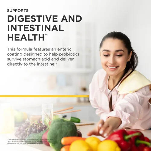 Vista 5 de Integrative Therapeutics - Enterogenic Intensive 100 - 100 mil millones UFC Probiótico de alta potencia - Varias cepas para apoyo digestivo - 30
