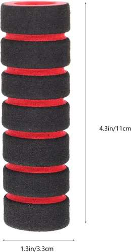 Vista 8 de VANZACK Accesorios para sillas de ruedas, accesorios de motocicleta, 9 pares de empuñaduras antideslizantes para manillar de bicicleta, fundas