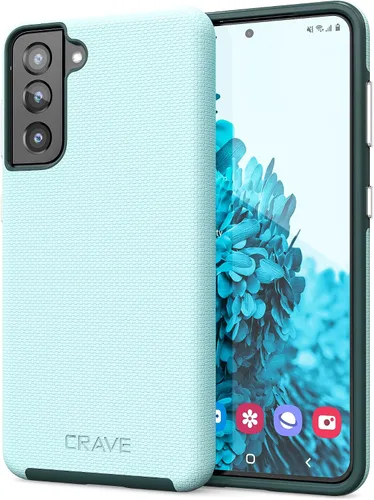 Vista 43 de Crave para Samsung Galaxy S20 Funda, Funda de Protección a Prueba de Golpes de Doble Capa para Samsung Galaxy S20 5G (15.7 cm) - Aqua