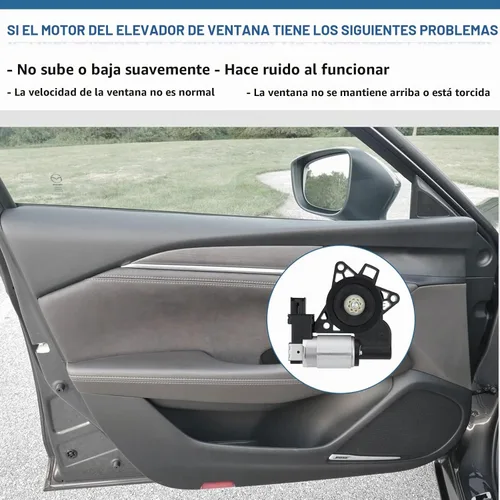 Vista 3 de 742-801 Motor de elevación de ventana eléctrica compatible con Mazda 3, Mazda 5, Mazda 6, Mazda CX-7, Mazda CX-9, Mazda RX-8, Reemplazo #