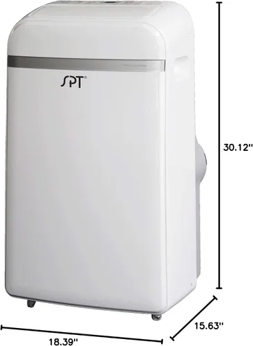 Vista 9 de SPT WA-S1032E 13,500BTU Aire acondicionado portátil - Refrigeración (SACC: 10,300BTU), con enfriamiento, deshumidificación, ventilador, blanco