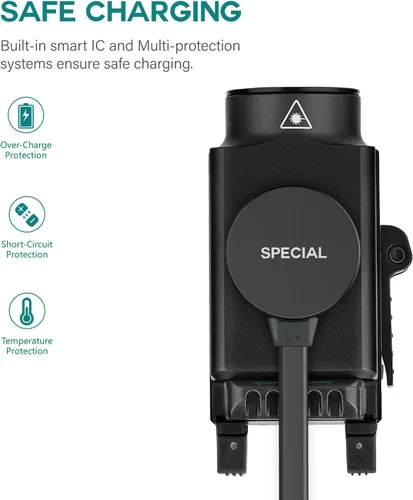 Vista 5 de TUSITA Cable de carga magnético MCC S solo compatible con linterna Olight Baldr RL Mini S BL, PL-Mini 1 2 - Especial, 39.4 in