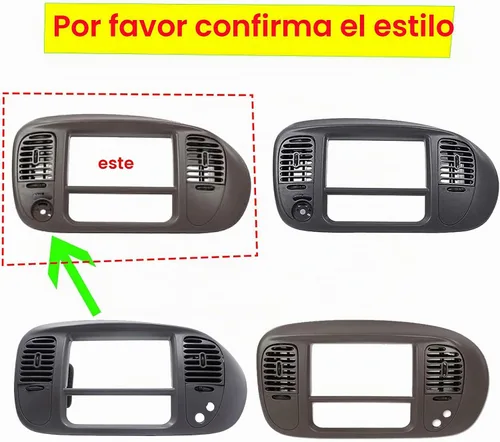 Vista 3 de Bisel de panel de radio para tablero central compatible con Ford F-150 Expedition 97-03