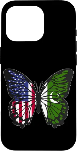 Vista 20 de Pakistani Roots USA Pakistan Mix Butterfly Pakistan Heritage Case for iPhone 17