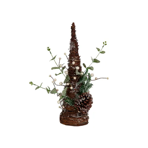 Vista 2 de Árbol de Navidad Romimex Polietileno Piña de pino