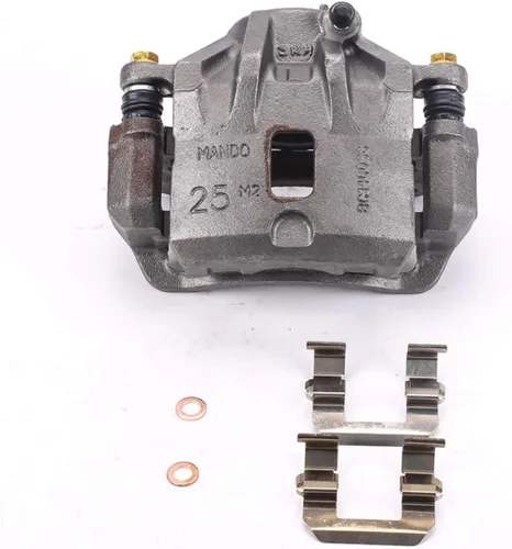 Vista 3 de Power Stop Pinza de freno de repuesto delantera izquierda L2832 One Stock para Hyundai Sonata 2004-2005, Hyundai Tiburon 2003-2005, Kia Magentis