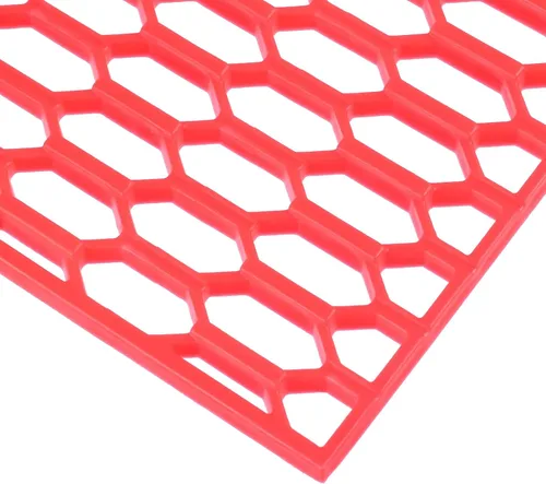 Vista 12 de AggAuto - Malla universal de plástico ABS para automóvil, 47 x 16 pulgadas, hexagonal, inserto para parrilla, parachoques, con orificios tipo panal