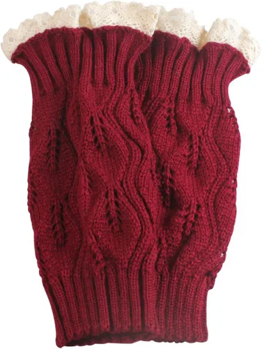 Vista 3 de Calcetines de punto para botas de mujer, ideal como regalo de invierno