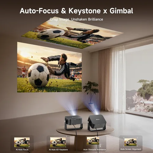 Vista 4 de iSinbox Proyector para exteriores 4K, ahora con Netflix