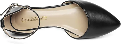 Vista 3 de DREAM PAIRS - Zapados D'Orsay en punta o puntiagudos, casuales, sin estampados, estilo ballet, cómodos, suaves y antideslizantes, para mujer