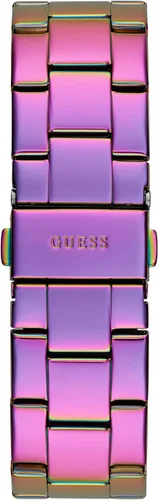 Vista 3 de GUESS Ladies 38mm Watch - Silver Tone Strap Silver Dial Silver Tone Case