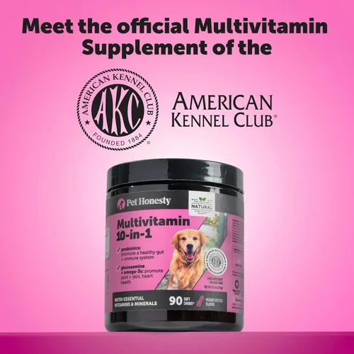 Vista 4 de Multivitaminas para perros mayores - Vitaminas y suplementos esenciales para perros - Glucosamina, probióticos, aceite de pescado Omega