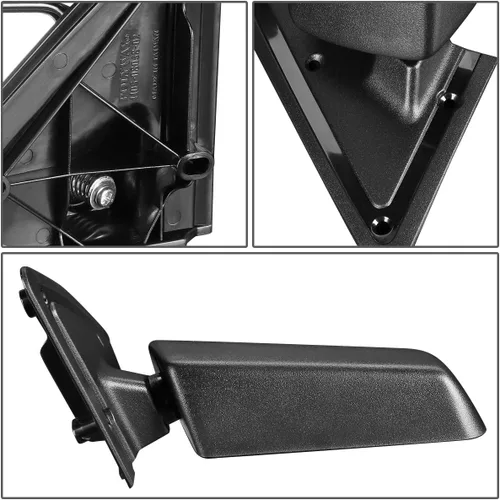 Vista 4 de DNA Motoring OEM-MR-GM1320128 Espejo de puerta de vista lateral izquierda manual de estilo de fábrica