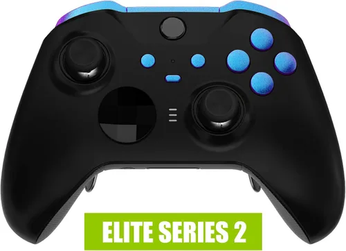 Vista 9 de eXtremeRate Chameleon - Botones de repuesto para Xbox One Elite Series 2 Controller, LB RB LT RT parachoques gatillos ABXY Start Back Sync teclas