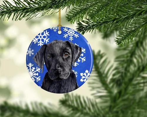Vista 305 de Caroline's Treasures Cavalier Spaniel - Adorno de cerámica para colgar en el árbol de Navidad, para el hogar, Navidad, fiestas, regalo, 3 pulgadas
