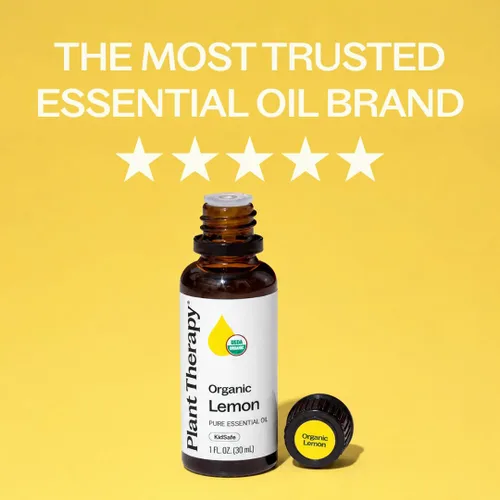 Vista 3 de Aceite esencial orgánico de limón, tratamiento con plantas con certificado USDA , Transparente Aceite de limón puro y sin diluir, orgánico