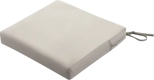 Vista 40 de Classic Accessories Ravenna - Cojín rectangular para asiento de patio, Gris topo oscuro