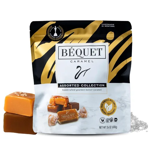 Vista 10 de Bequet Caramelo gourmet, 16 oz Bolsa de regalo