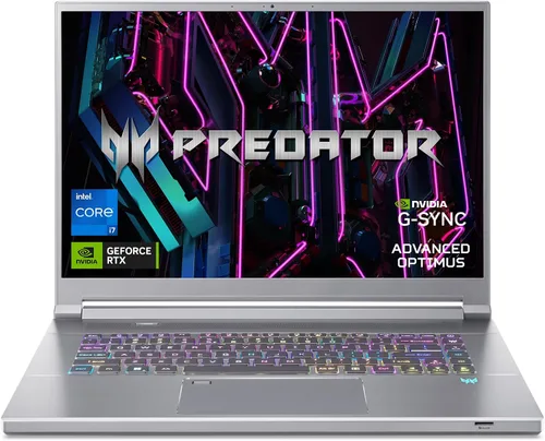 Vista 17 de Acer Predator Triton Neo 16 Gaming Creator Laptop 16 pulgadas WQXGA 240Hz Calman verificado Alimentado por IA Procesador Intel Core Ultra 7