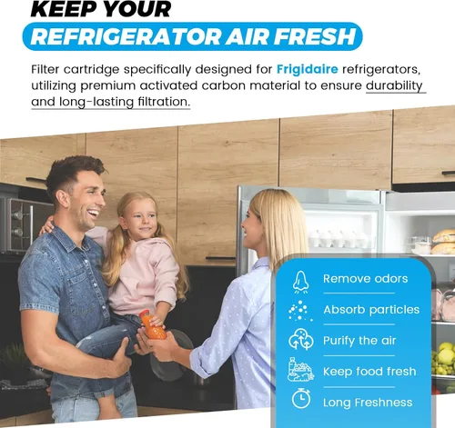 Vista 8 de Paquete de 3 filtros de aire frgpaaf2 Pure Air AF-2 RAF-2 para frigi-daire FRFC2323AS FRFC232LAF FRFC233LAF FRFG2323AF FRFN2823AS -Reemplaza 4977184