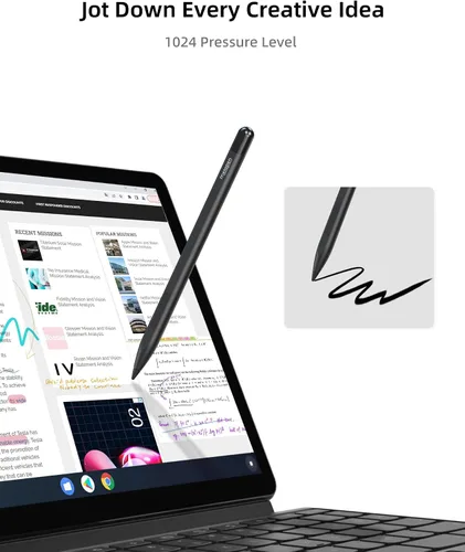 Vista 8 de Metapen Lápiz Stylus M1 para Microsoft Surface (Vida de Batería de 75 Días, Escritura Suave), Compatible con Surface Pro 11/10/X/9/8/7/6/5/4/3/Book