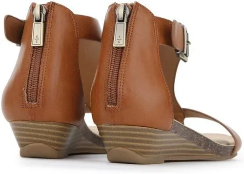 Vista 3 de Kenneth Cole REACTION Sandalias de cuña Great Gal con correa en T para mujer