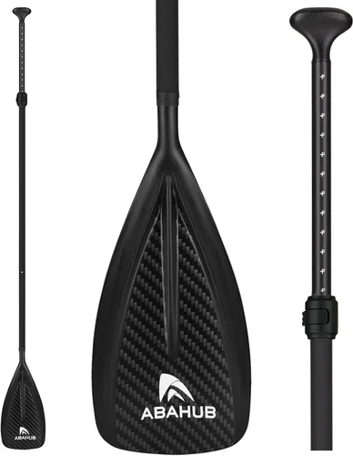 Vista 8 de Abahub SUP Paddles - 3 piezas ajustables de pie remo ligero para paddleboard, aleación de aluminio recubierto de poliuretano eje 68 a 84 pulgadas
