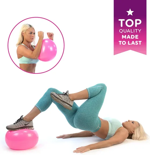 Vista 3 de Pelota de entrenamiento – Pelota de pilates – Pelota de barre – Pelota de boxeo – Mini pelota de ejercicio – Pelota de gimnasio – Pelota
