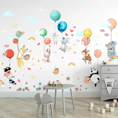 Vista 16 de Lipastick - Calcomanías de pared con temática de planetas y espacio para niños y niñas, calcomanías de vinilo para dormitorio de niños y niñas