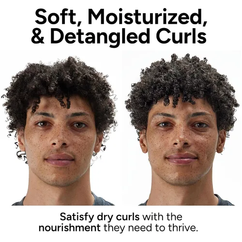 Vista 5 de Ouidad Curl Quencher Acondicionador Hidratante, Acondicionador Capilar Definidor de Rizos para Rizos Suaves, Nutridos e Hidratados, Ayuda a Reparar