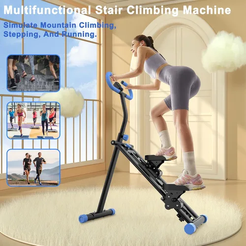 Vista 3 de Stair Stepper for Home-Upgrade Vertical Climber Workout Machine for Full-Body Exercise Climber Fitness Equipment with Stable Frame Adjustable