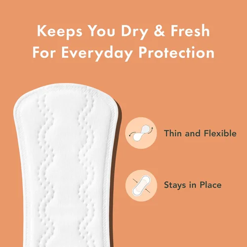 Vista 4 de Rael Cuidado femenino, esencial para el período para mujeres, funda de algodón orgánico regular y almohadillas de noche para mujeres, protectores