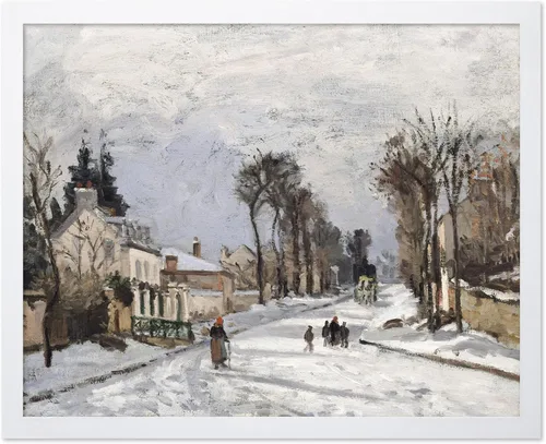 Vista 30 de Poster Master Póster vintage The Beginning Of Spring – Impresión retro de invierno – Arte de nieve – Arte de paisaje – Regalo para hombres y mujeres