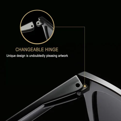Vista 3 de Joopin Gafas de sol cuadradas polarizadas con protección UV para hombre y mujer