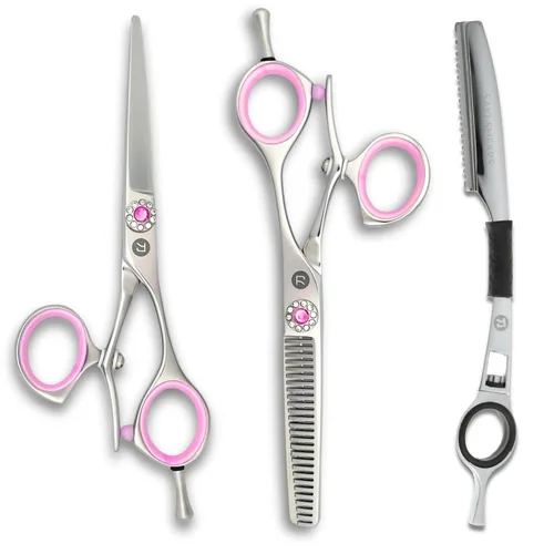 Vista 12 de Saki Sakura - Tijeras giratorias para peluquería (5.5, acero)