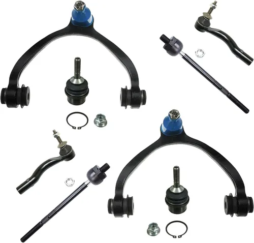 Vista 109 de Detroit Axle - Kit de brazos de control de extremo de 8 piezas para Toyota 2001-2003 Highlander 2002-2003 Camry Lexus ES300, 2 conjuntos de brazos
