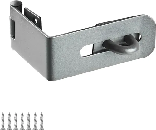 Vista 7 de Pestillo de puerta con cerrojo, cerrojo de puerta de 90 grados de acero inoxidable sólido 304 para archivo, cerrojo de puerta de cobertizo extra