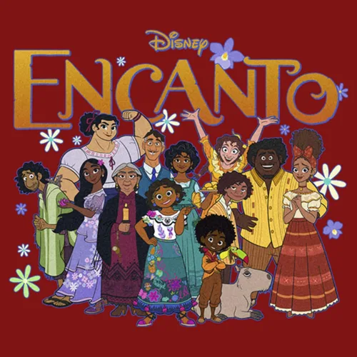 Vista 2 de Disney Encanto Family Group - Camiseta de manga corta para mujer