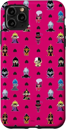Vista 13 de iPhone 16 Disney Villains Anti-Love Cute Black Heart Valentine’s Day Case