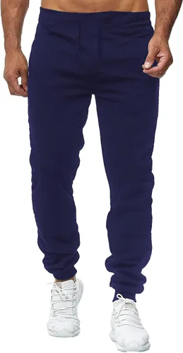 Vista 3 de Fleece Jogger Sweatpants for Men with Pockets Bottom Athletic Sweat Pants Workout Running Casual Gym Size Small to 3XL