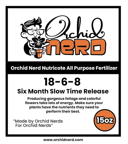 Vista 2 de Nutricote - Alimento para orquídeas de Orchid Nerd, 15 onzas (Orchid Ferlizer) 18-6-8 liberación lenta