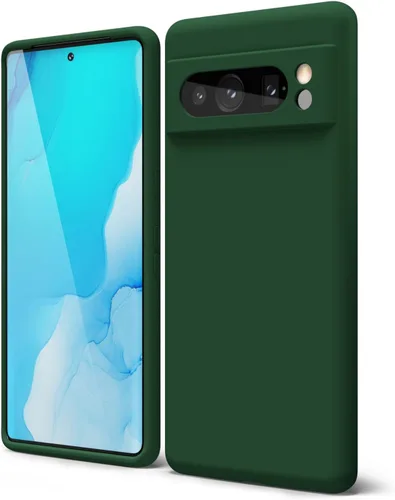 Vista 209 de oakxco para Google Pixel 6A Funda de teléfono de silicona líquida, diseño estético lindo y delgado para mujer y niña, cubierta de gel suave, lisa