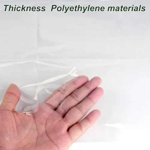 Vista 7 de TUPARKA Funda de plástico para muebles, bolsa de almacenamiento resistente al agua para sofá de mudanza a largo plazo, 110 x 72 pulgadas