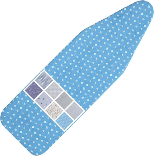 Vista 11 de Funda para tabla de planchar y almohadilla de tamaño estándar 15 x 54, 3 pares de correas de cierre de , bordes elásticos, 2 capas para tabla